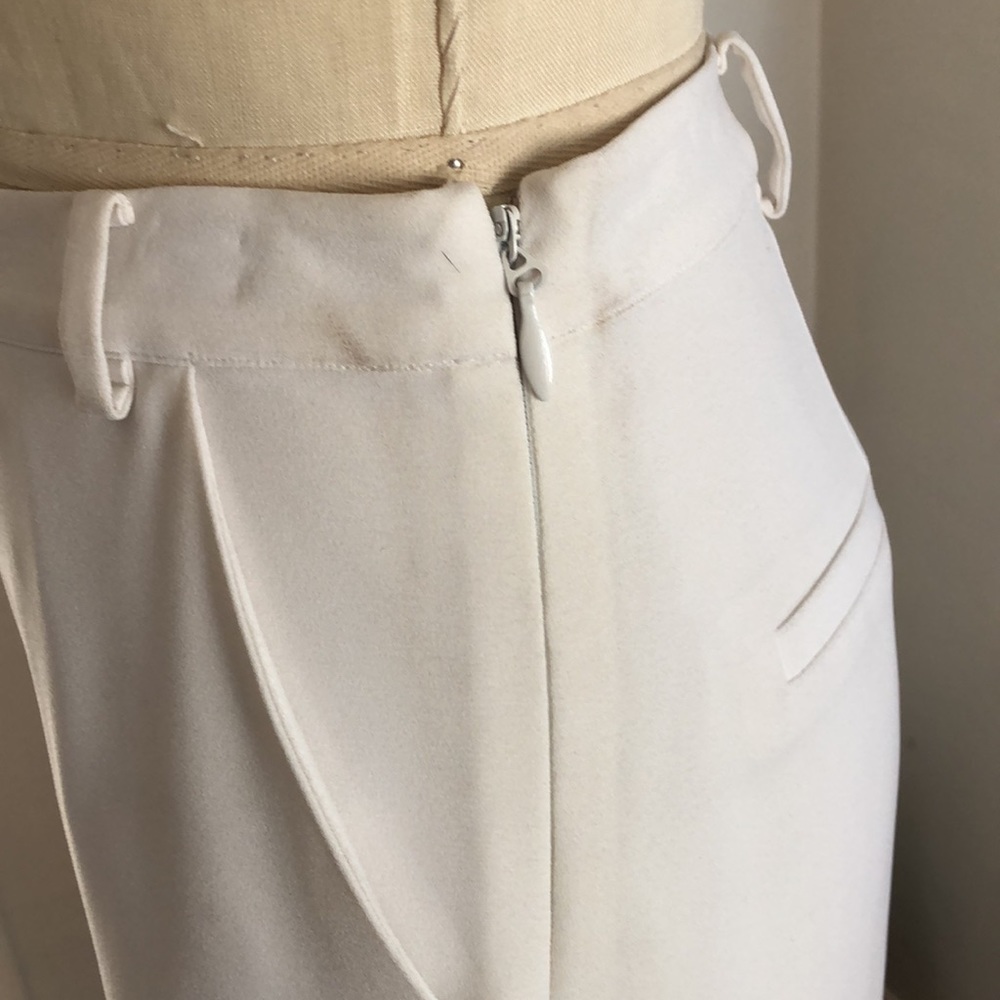 Bebe white wide leg crop - Picture 7 of 9